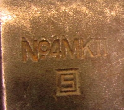  British WWII No.4 MkII Spike Bayonet, US Made Plastic Scabbard — image 5