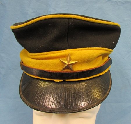  Japanese Meiji Era Russo Japanese War Infantry Officers Visor Hat — image 3