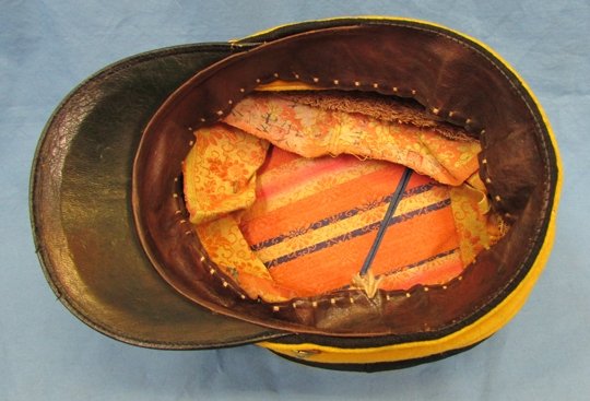  Japanese Meiji Era Russo Japanese War Infantry Officers Visor Hat — image 5