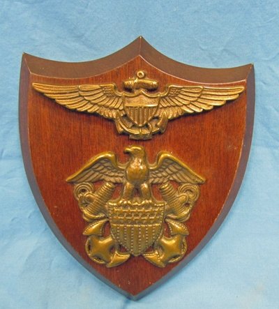  US Cold War Era Navy Pilots Trophy Wall Plaque — image 2