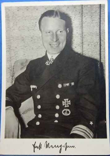 German WWII Postcard, Knights Cross Winner, Mengersen, — image 2