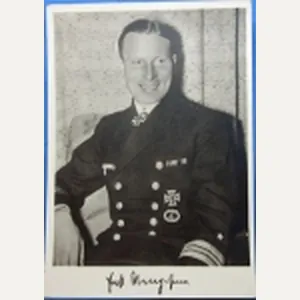 German WWII Postcard, Knights Cross Winner, Mengersen,