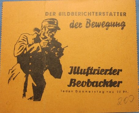 German WWII 1936 Reichsparteitag Ticket Stub — image 3