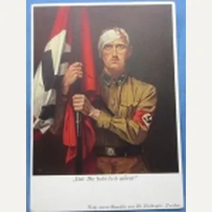 German WWII Postcard, NSDAP, 'Und Ihr habt doch gesiegt'