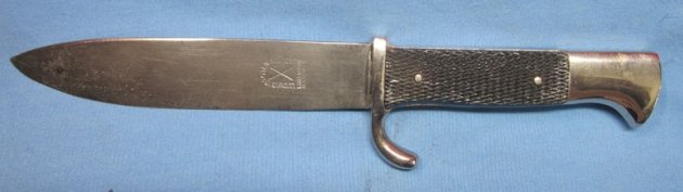 German WWII Hitler Youth Knife, Motto Blade, Ludwid Groten Mfg. — image 4