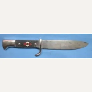 German WWII Hitler Youth Knife, Motto Blade, Ludwid Groten Mfg.