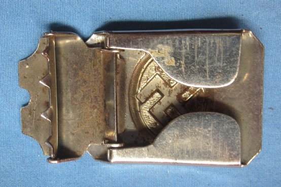 German WWII NSDAP Souvenir Buckle, D.R.G.M. — image 3