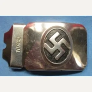 German WWII NSDAP Souvenir Buckle, D.R.G.M.