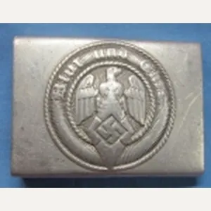 German WWII Hitler Youth Buckle, Aluminum M4/24