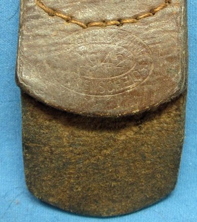 German WWII Heer Enlisted Buckle, Stamped Steel, 1942 — image 4