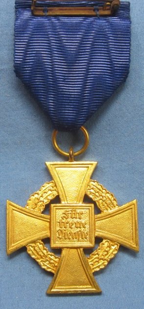 German WWII Cased 40 Year Faithful Service Cross, Souvenir, Fall of Port of Brest 1944 — image 4