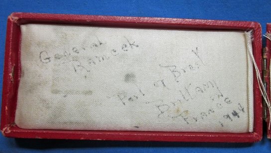 German WWII Cased 40 Year Faithful Service Cross, Souvenir, Fall of Port of Brest 1944 — image 6