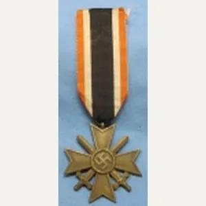 German WWII War Service Cross 2nd Class, Swords, Maker 15