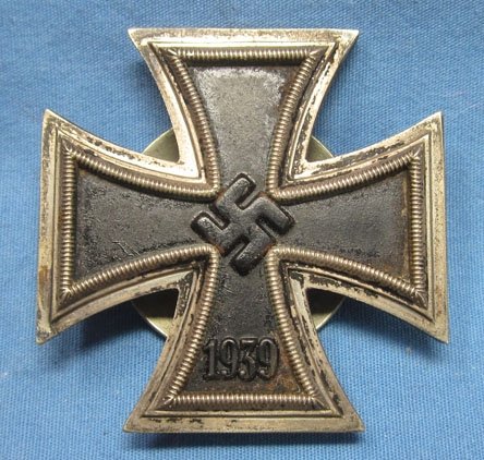 German WWII Iron Cross 1st Class Screwback, L58 — image 2