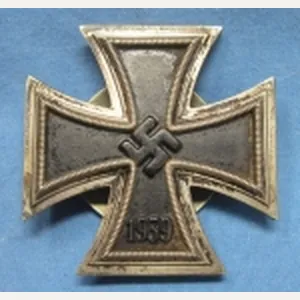 German WWII Iron Cross 1st Class Screwback, L58