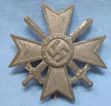 German WWII War Service Cross 1st Class, Swords, Deumer — image 2