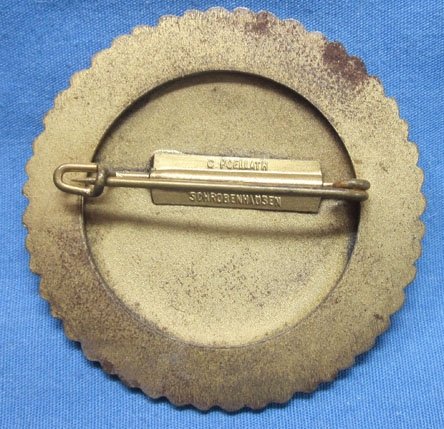 German WWII Wehrmanngewehr Marksmanship Badge 1941, Poellath — image 3