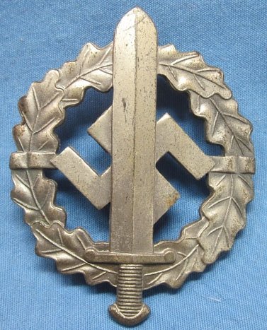 German WWII SA Sports Badge, Silver Class, Redo Mfg — image 2