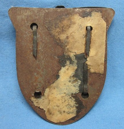 German WWII Krim Shield, Magnetic Backing Plate — image 3