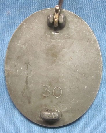 German WWII Silver Wound Badge, Maker Marked 30 — image 4