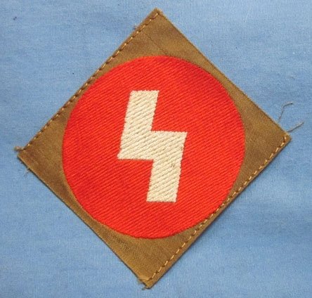 German WWII Deutsche Jungvolk Oberbann 1 Sleeve Patch, RZM Tag — image 2
