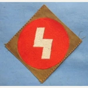 German WWII Deutsche Jungvolk Oberbann 1 Sleeve Patch, RZM Tag
