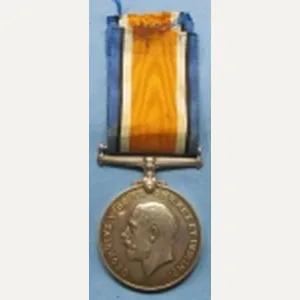 British WWI War Medal, Silver, Royal Flying Corps Gunner, Enlisted …