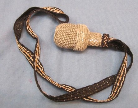 German WWII Police Knot, Cloth Strap — image 2