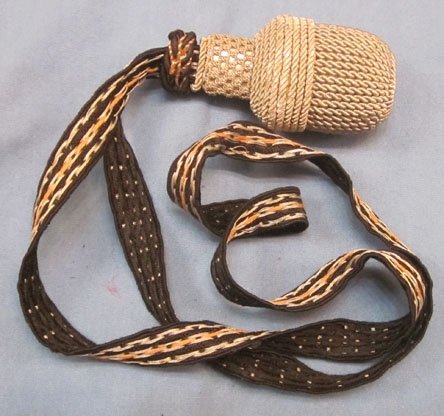 German WWII Police Knot, Cloth Strap — image 3