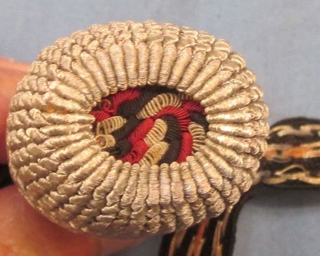 German WWII Police Knot, Cloth Strap — image 4