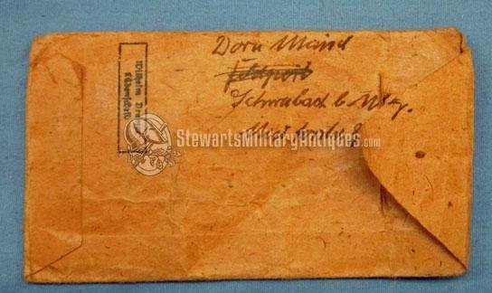 German WWII Eastern Front Medal Issue Envelope — image 4