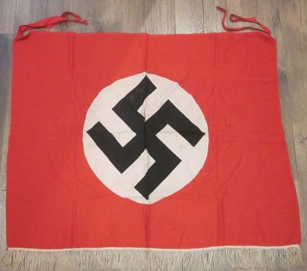German WWII NSDAP Podium Banner, 30x38 Inches — image 2