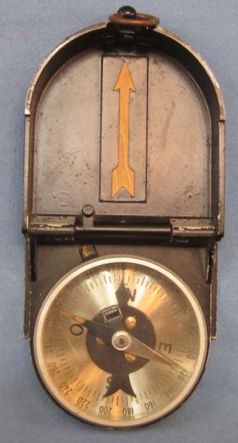 German Used, WWII French Made Issue Compass — image 2