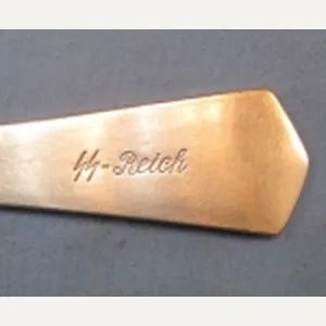 German WWII SS-Reich Messhall Fork, Roneusil Mfg