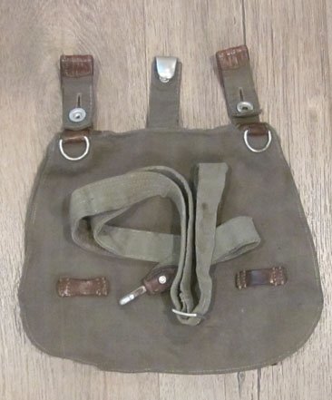German WWII Military Style Breadbag & Shoulder Strap — image 2