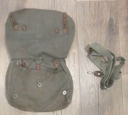 German WWII Military Style Breadbag & Shoulder Strap — image 3