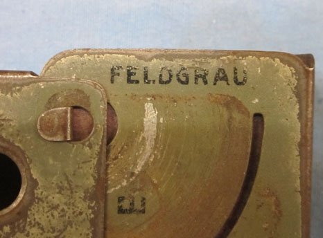 German WWI Folding Match Safe, 'Feldgrau Sturmhulse' — image 5