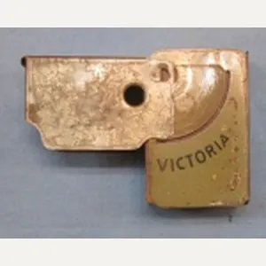 German WWI Folding Match Safe, 'Feldgrau Sturmhulse'