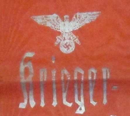 German WWII Funeral Sash, Reichskiegerbund, Iron Cross 1939 — image 4