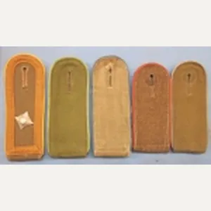 German WWII Heer Tropical Enlisted Shoulder Strap Lot, 5 Pieces
