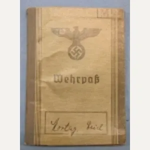 German WWII Heer Wehrpass, March 1939, Gren. Rgt 922, Normandy …