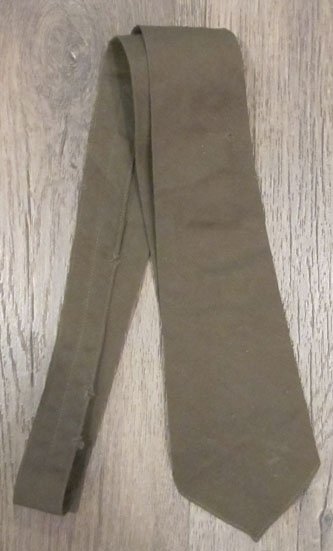 German WWII Heer Tropical Cotton Tie — image 2