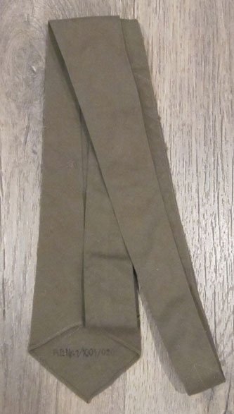 German WWII Heer Tropical Cotton Tie — image 3