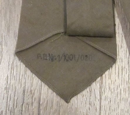 German WWII Heer Tropical Cotton Tie — image 4