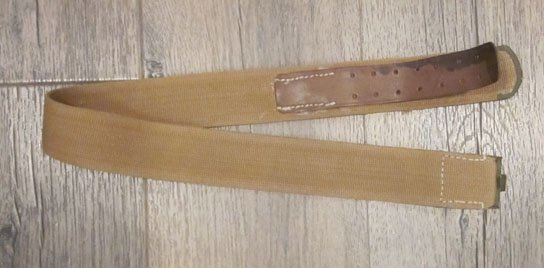 German WWII Wehrmacht Issue Canvas Service Belt, 85 Cm — image 2
