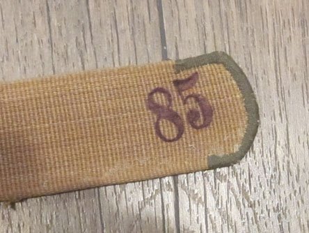 German WWII Wehrmacht Issue Canvas Service Belt, 85 Cm — image 4