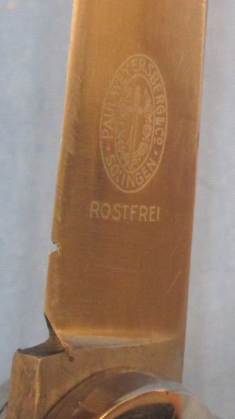 German WWII Luftwaffe Gravity Knife, Weyersberg Mfg. — image 4