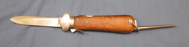 German WWII Luftwaffe Gravity Knife, Weyersberg Mfg. — image 6