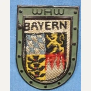 German WWII WHW Shield Tinnie, Bayern