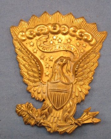 US Civil War Army Enlisted Hardee Hat Insignia — image 2